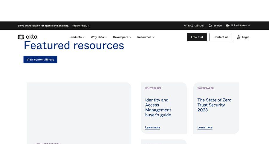 Okta
				resources ui page example
