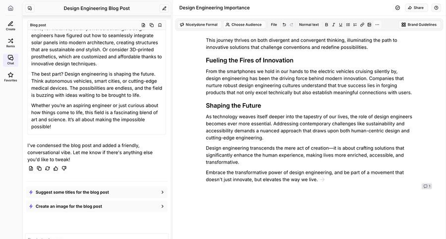 Jasper
			 content management collaboration editor design sidebar menu sharing ui page example