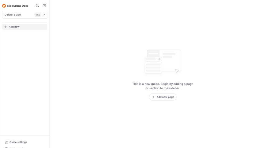 Hashnode
			 content management sidebar navigation empty state illustration sidebar doc documentation docs ui page example