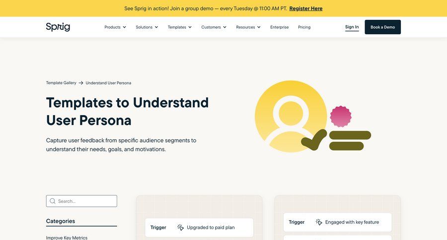 Sprig
			 free templates b2b website cards ui blog templates ui page example