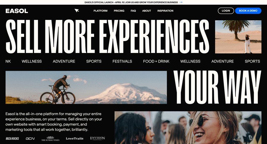 Easol screen example