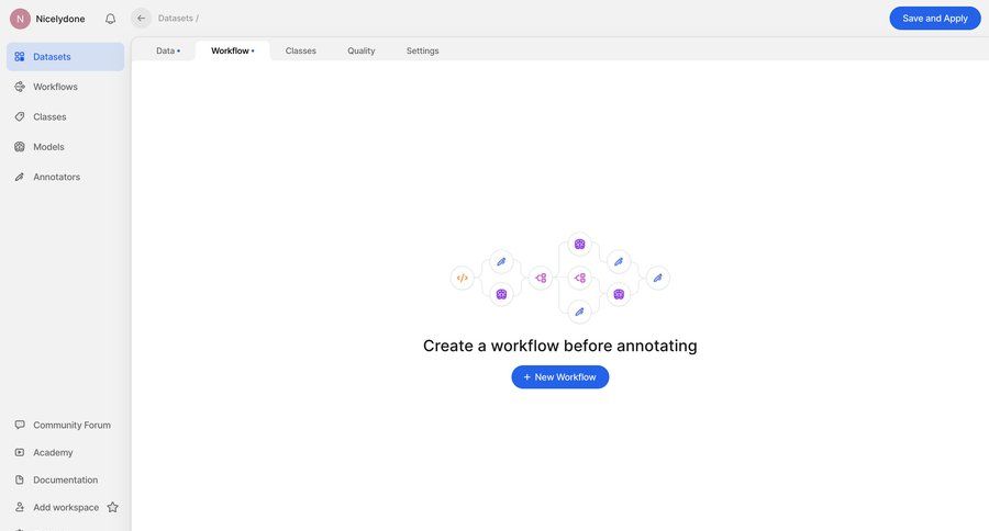 V7
			 data management configuration artificial intelligence workflow workflow management workflow creation workflow screen machine learning empty state illustration call to action sidebar blank state void blank non-ideal state empty page prompt create setup ui page example