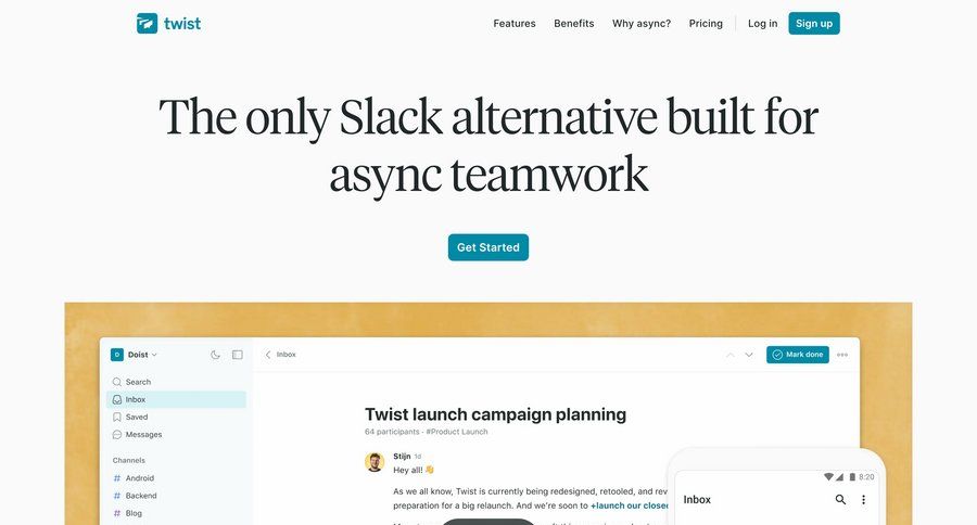Twist
			alternative press release comparison page competition vs comparision alternatives comment mode ui page example