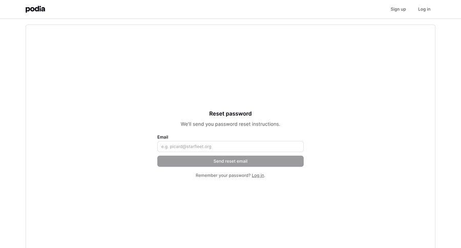 Podia
			        ux ui design