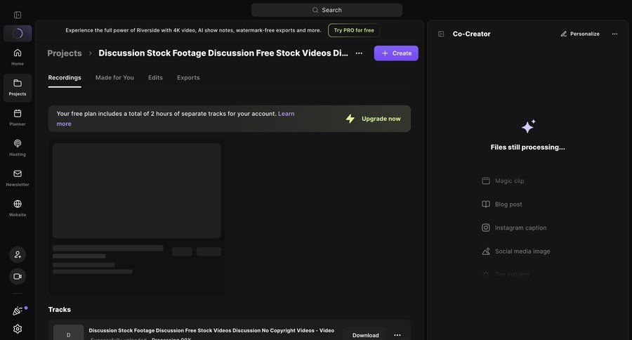 Riverside
				settings ui page example