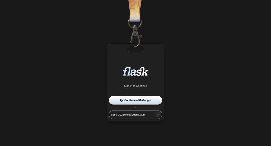 Flask
			 user authentication authentication dark theme call to action security sign in ui page example