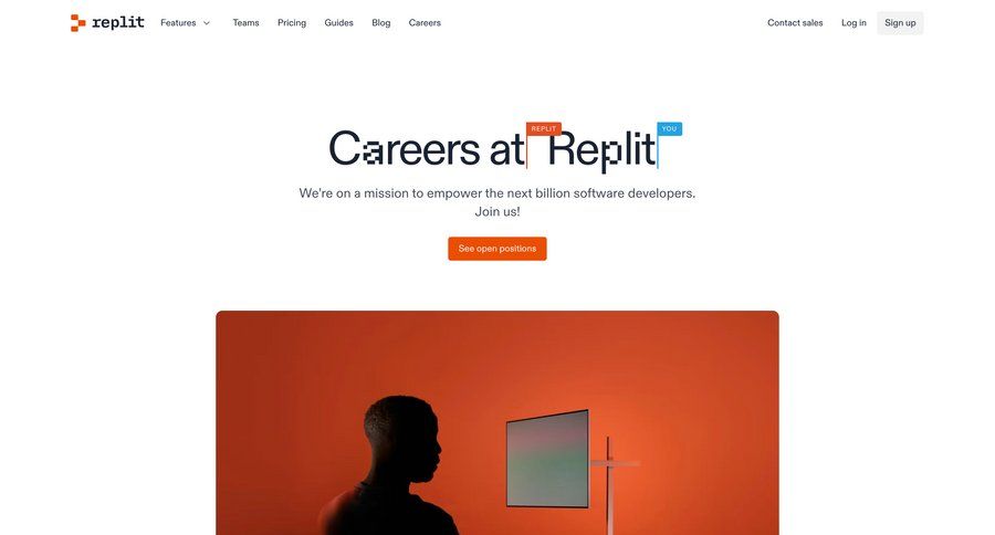 Replit
			careers call intelligence career jobs job alternatives check out ui page example