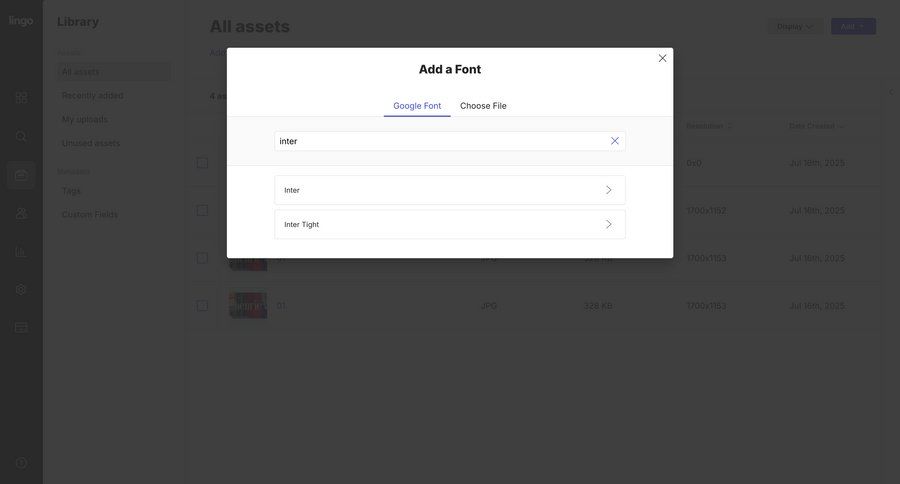 Lingo
			 form design typography autocomplete ui page example