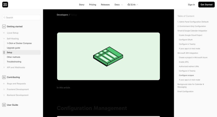 Twenty
				settings ui page example