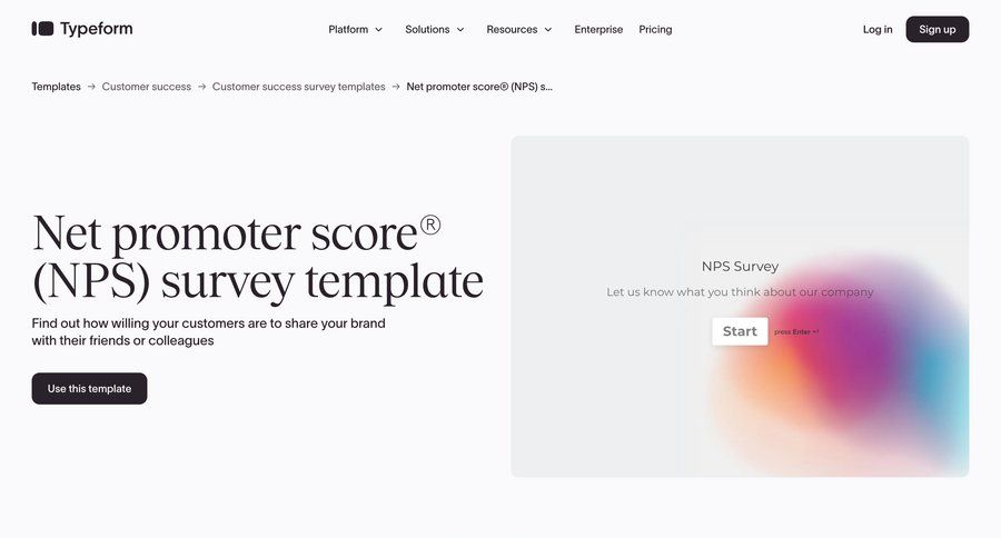 Typeform
				templates ui page example