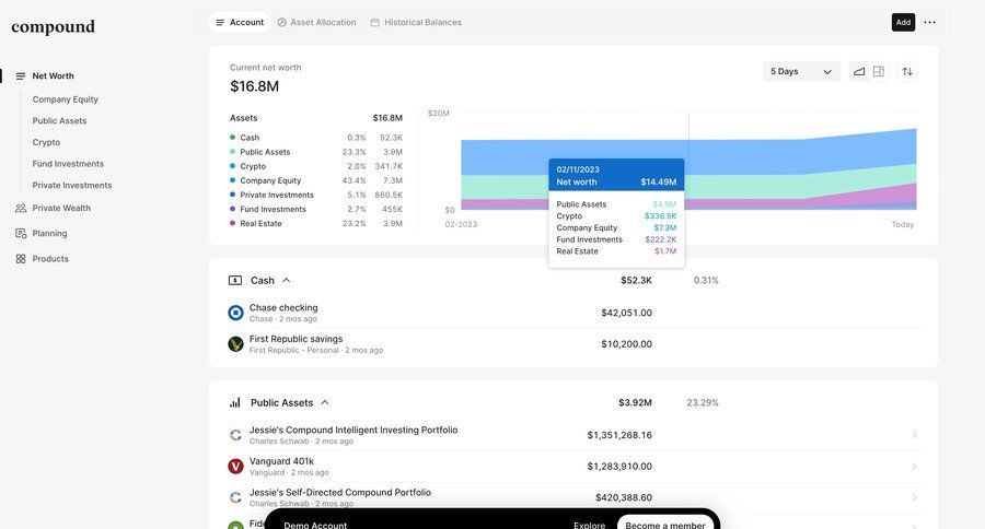 Compound
				dropdown & other states page example
