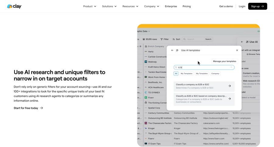 Clay
				search ui page example