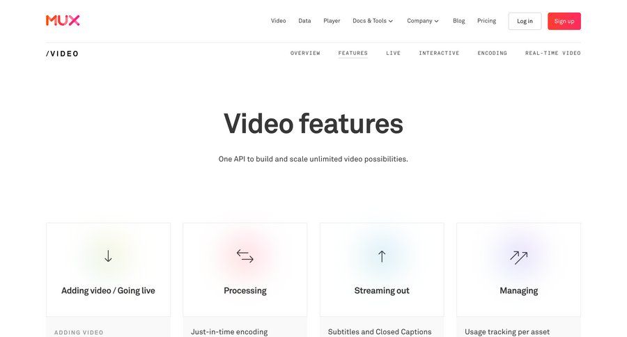 Mux
			    ux ui design