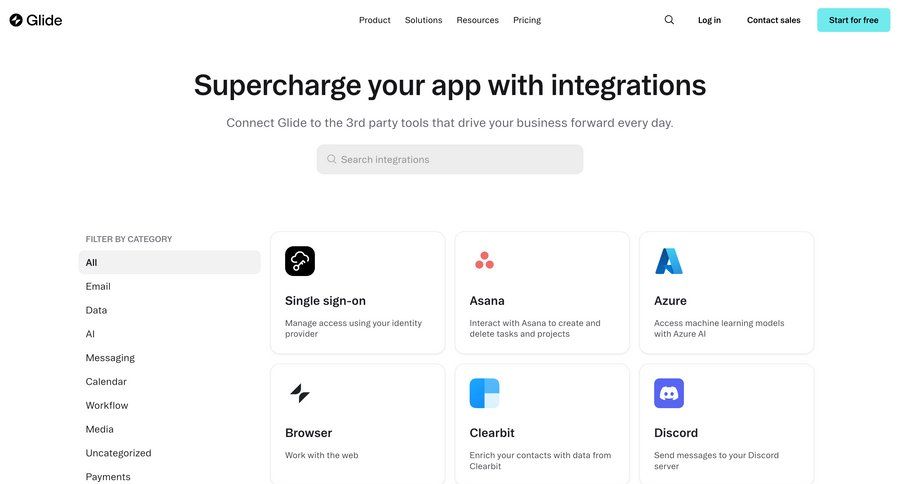 Glide
				list ui page example