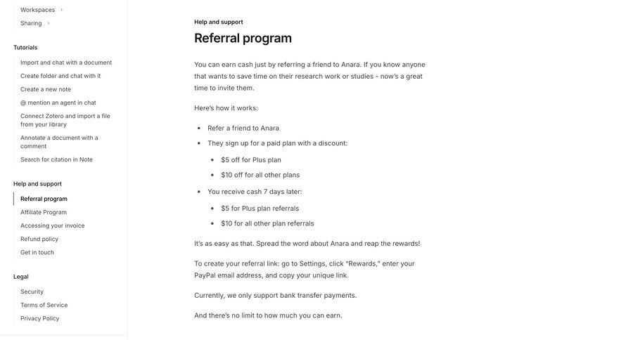 Anara
				referral & invite your friends ui page example