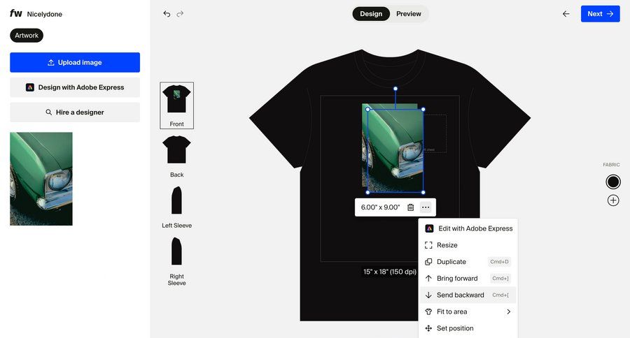 Fourthwall
				dropdown & other states ui page example