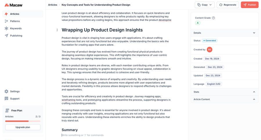 Macaw
			 content management sidebar navigation right sidebar free plan sidebar insight product details information page detail view item details info view news article article feature article not found page not found progress bar ui page example