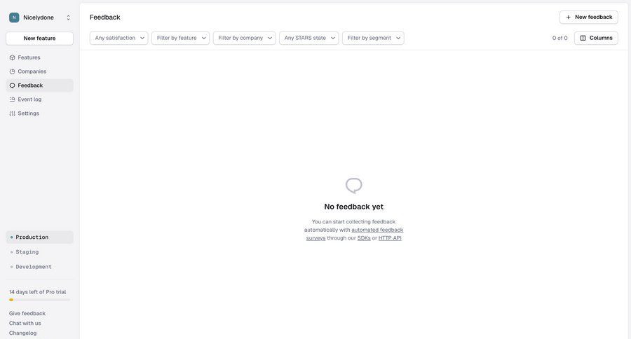 Reflag
			 dashboard data display empty state message dropdown filters sidebar ui page example