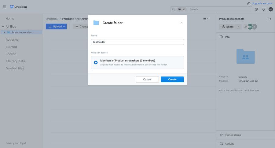 Dropbox
			         ux ui design