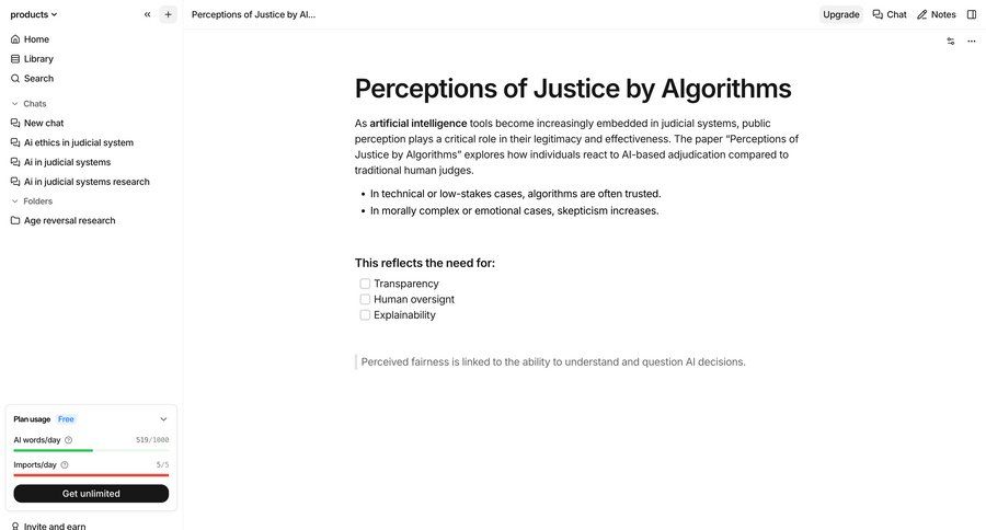 Anara
			 sidebar navigation document editing ui page example