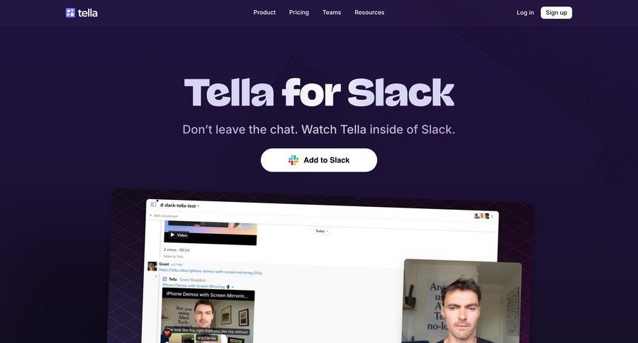 Tella
			 call recording integration inline edit ui page example