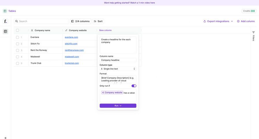 Freckle
			 modal screen data management configuration e-commerce grid form full-screen layout data entry data filtering table configuration screen ui page example