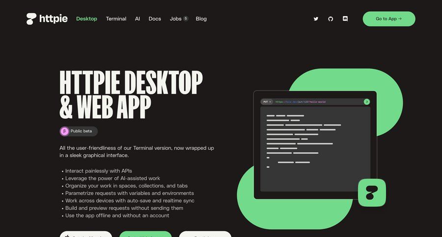 Httpie
			      ux ui design