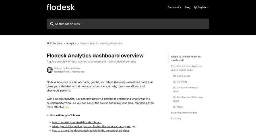 Flodesk
			 data import quick actions blog templates time selector map view importing data download report timezone selector option menu ui page example