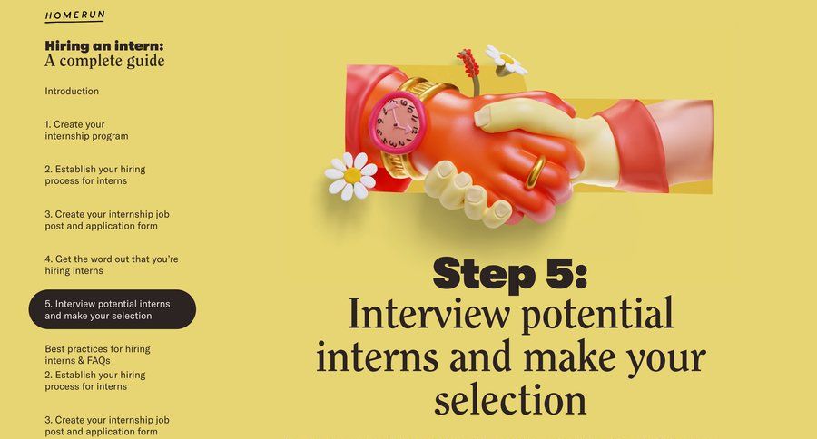 Homerun
			 guide prompt completion ui page example