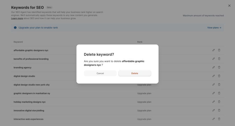 Durable
			 list management ui page example