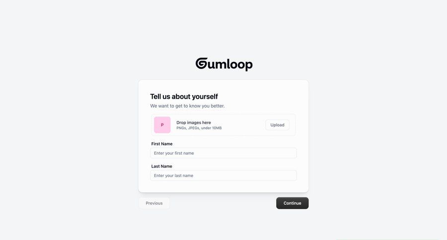 Gumloop
				profile ui page example