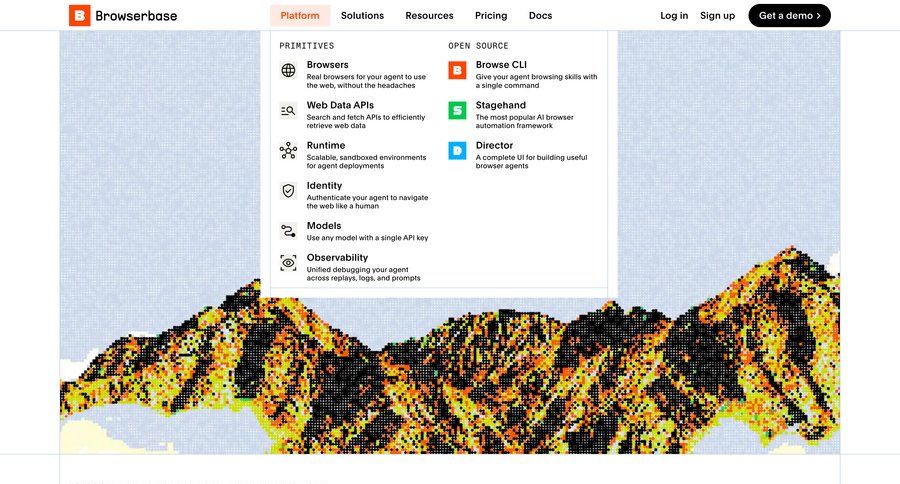 Browserbase
			 b2b saas ui page example