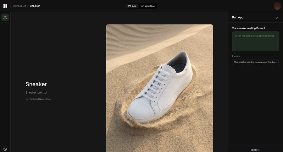 Flora
			 sidebar navigation artificial intelligence workflow design workflow builder sidebar detail view modern ui page example