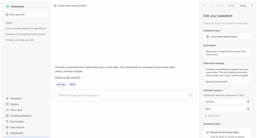 Super
				settings ui page example