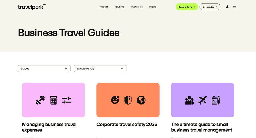 Travelperk
				list ui page example