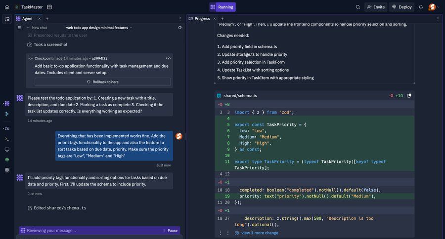 Replit
			 doc docs version control ui page example