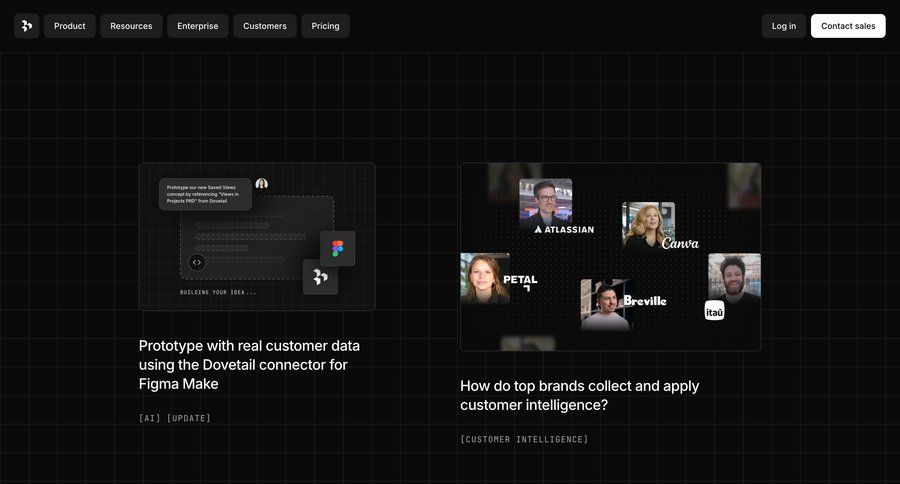 Dovetail
				blog ui page example