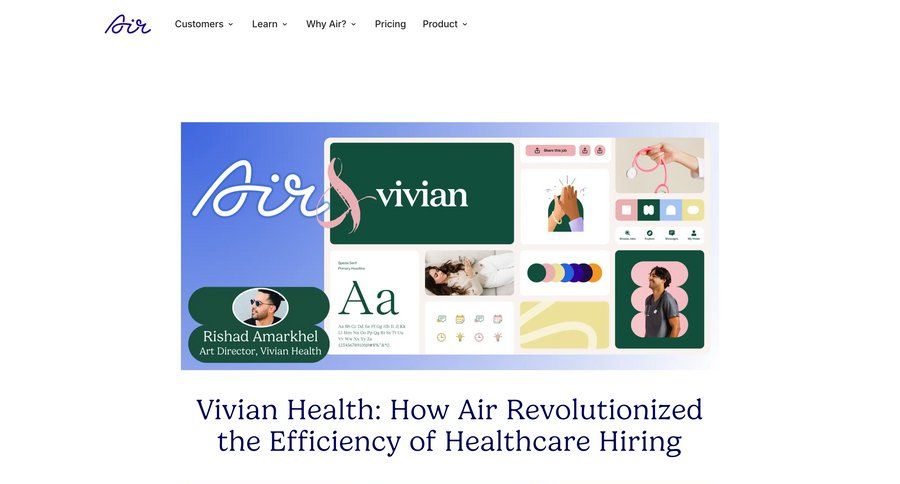 Air
				article ui page example