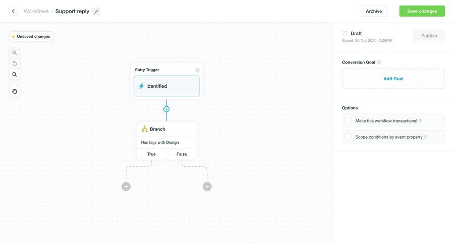 Vero
			 workflow automation editor workflow management workflow creation marketing automation workflow configuration automation setup save changes workflow editor video editor radio group sidebar create ui page example