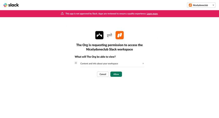 The org
			 communication ui page example