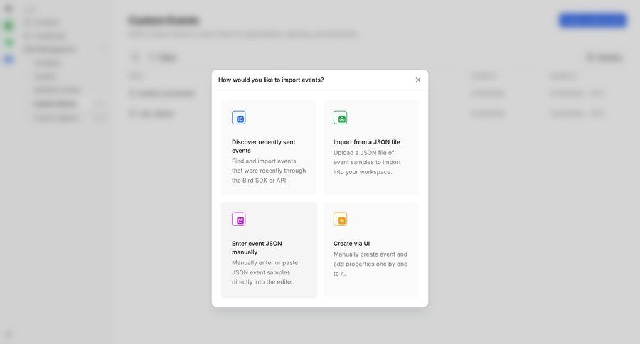 Bird
			 integration setup import wizard ui page example