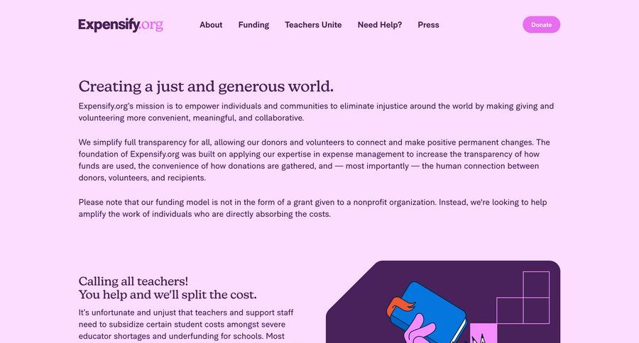 Expensify
			 homepage home page world map not found page not found pay bill ui page example