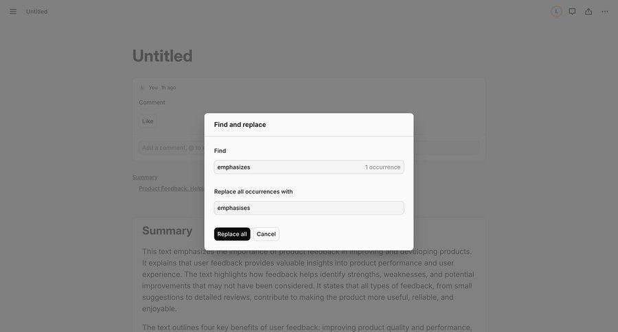 Dovetail
			 document editing bulk edit ui page example