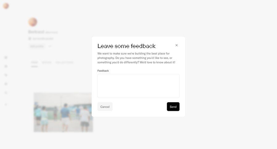 Refrakt
			modal & popover share feedback modal screen form feedback collection user feedback ui page example