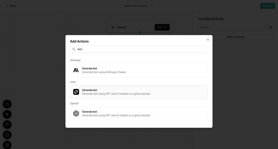 Leap
			 ux ui design