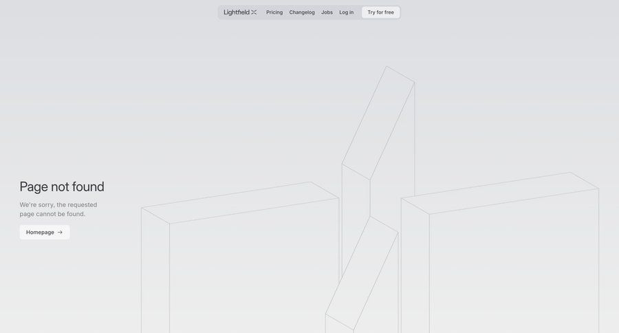Lightfield
				404 ui page example
