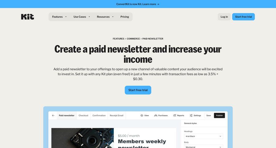 Kit
			 payment method trial checkout payment history billing history free templates call to action features testimonials transaction history email confirmation payment confirmation affiliate program ui page example