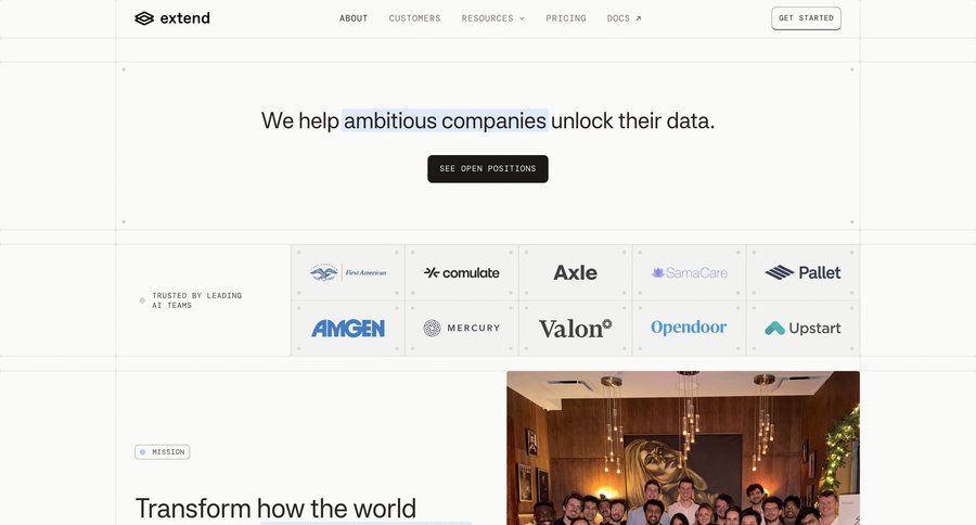 Extend
				company ui page example