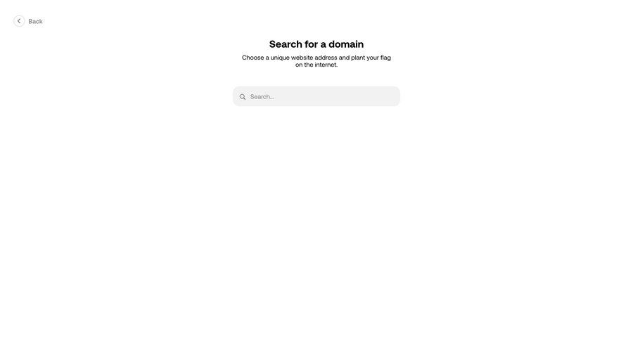 Universe
				search ui page example