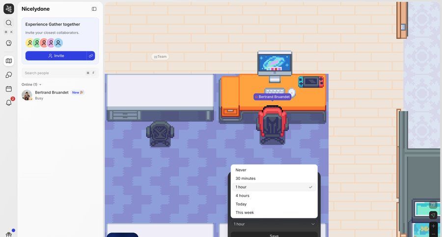 Gather
				home ui page example